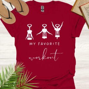 My Favorite Workout Cardinal Red