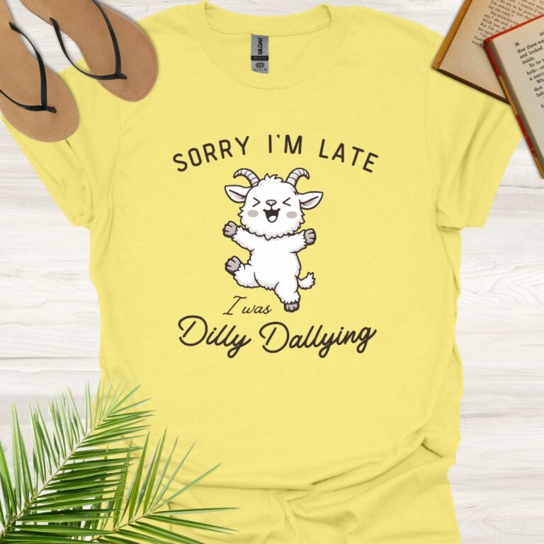 Sorry Dilly Dallying Cornsilk